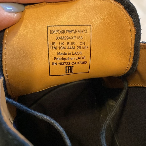 Brand New EMPORIO ARMANI mid-ankle boot M:11/EU:44M main image 7